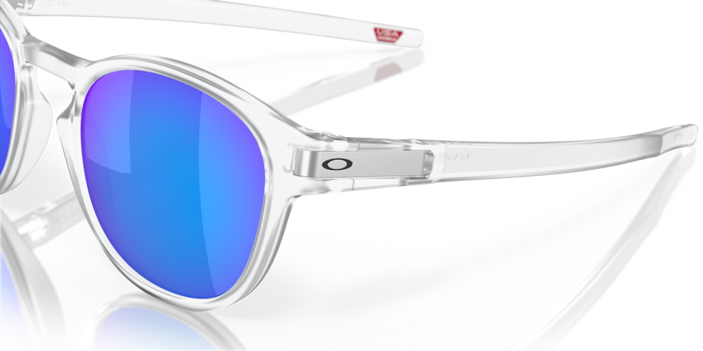 Päikeseprillid OAKLEY Latch Matte Clear Prizm Sapphire Polarized