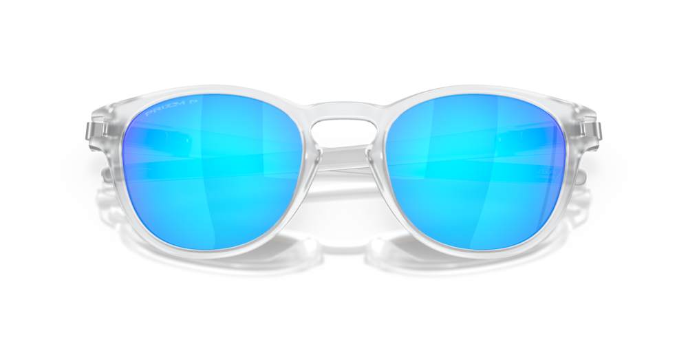 Päikeseprillid OAKLEY Latch Matte Clear Prizm Sapphire Polarized
