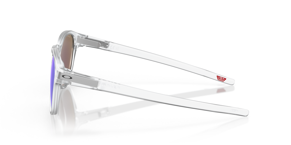 Päikeseprillid OAKLEY Latch Matte Clear Prizm Sapphire Polarized