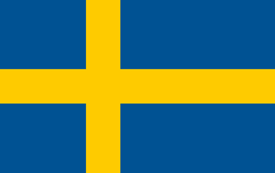 Euroopa paadilipud Rootsi 21x33cm 