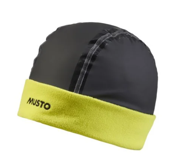Müts Musto Champ Aqua Beanie 2.0  L/XL must/kollane L/XL