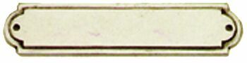 Silt Graveerimisplaat messing 129x30mm 
