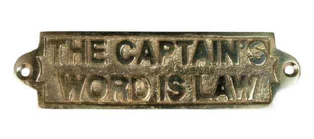 Silt Captain's word 