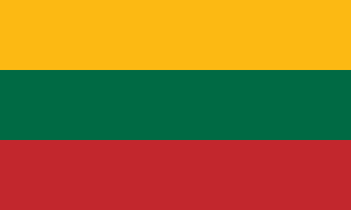 Euroopa paadilipud Leedu 21 x 33 cm 