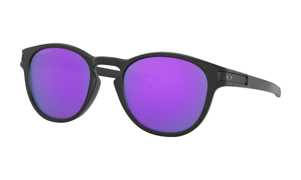 Päikeseprillid OAKLEY Latch Matte Black Prizm Violet