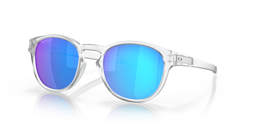 Päikeseprillid OAKLEY Latch Matte Clear Prizm Sapphire Polarized