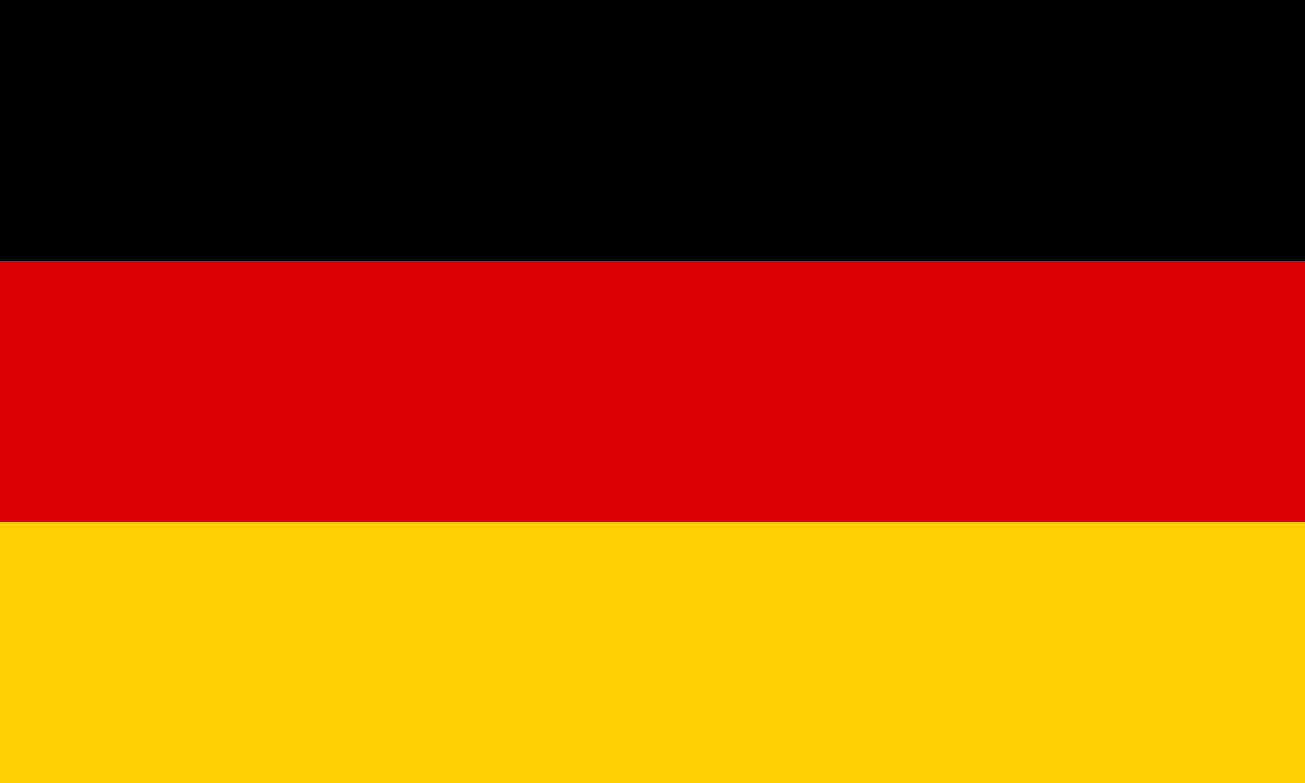 Euroopa paadilipud Saksamaa 21x33 cm