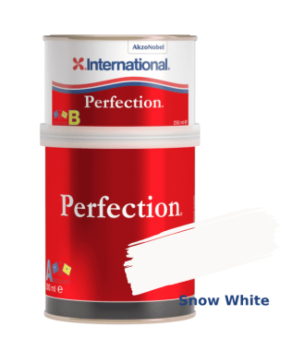 Viimistlusvärv International Perfection Snow White 750ml
