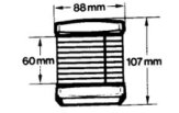 Ringtuli Hella Marine 2984 120&deg; roheline/punane/valge