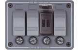 Laadija Blue Sea Systems 2xUSB-ga kandiline 12/24V 4,8A