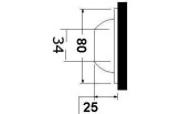 Veealune valgusti rst LED sinine 2x5W 80mm 12/24V