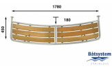 Ahtriplatvorm Batsystem 1780mmx450mm 1-osaline 1780mmx450mm