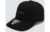 Nokam&uuml;ts OAKLEY 6 Panel Stretch Metallic Hat Blackout S/M