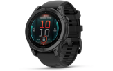 Spordikell Garmin fenix E 47mm AMOLED Slate Gray Steel Black Band