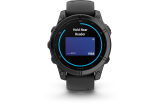 Spordikell Garmin fenix E 47mm AMOLED Slate Gray Steel Black Band