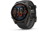 Spordikell Garmin fenix 8 43mm AMOLED Sapphire Carbon Gray DLC Ti with Black Band