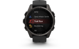 Spordikell Garmin fenix 8 43mm AMOLED Sapphire Carbon Gray DLC Ti with Black Band