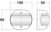 Navigatsioonituli Trem "STELLA POLARE 12" L5774580, valge
