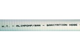 Sanitaarvoolik 38mm/3m, Valge PVC-plastik
