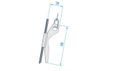 Knaap Roca vaierile 98x36mm