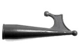 Pootshaagi otsik &empty; 25mm must nailon