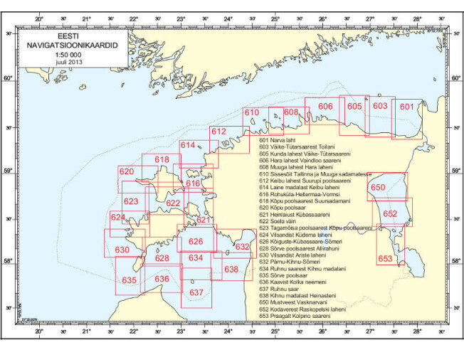 Eesti merekaardid EE610 610