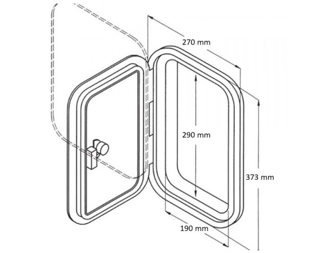 Luuk Can-SB Service Cover SP2449 373x373mm SP2445 270x373mm