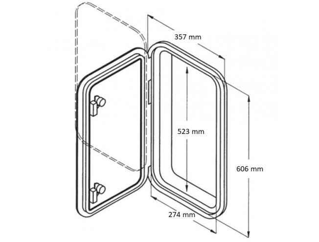 Luuk Can-SB Service Cover SP2449 373x373mm SP2447 357x606mm