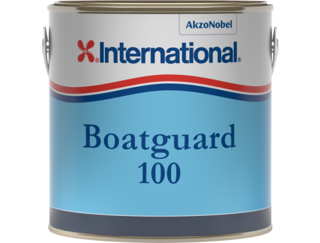 Mürkvärv International Boatguard 100 Blue 2.5L, poolpoleeruv sobib kõikidele v.a. alumiiniumile sinine 2,5l
