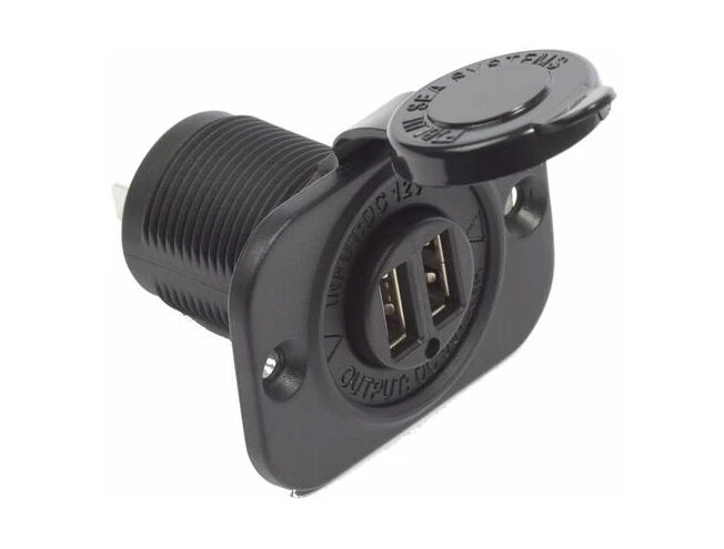 Laadija 2xUSB-ga Blue Sea Systems 12/24V 2,1A