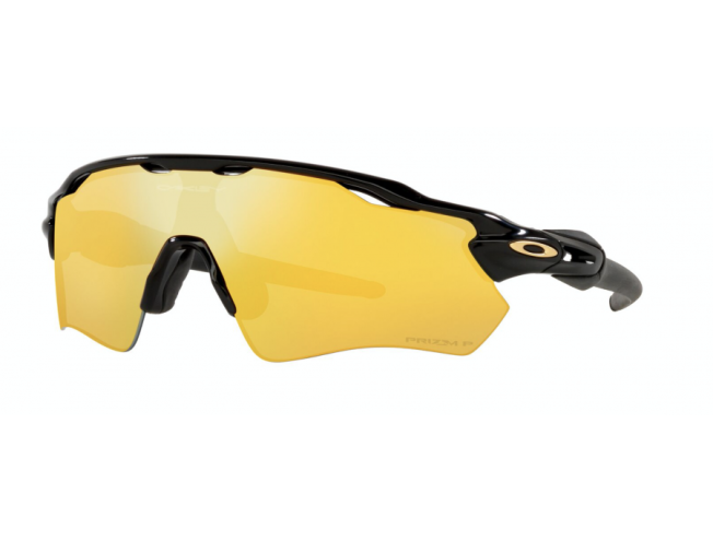 P&auml;ikeseprillid OAKLEY Radar EV Path Polished Black Prizm 24K Polarized