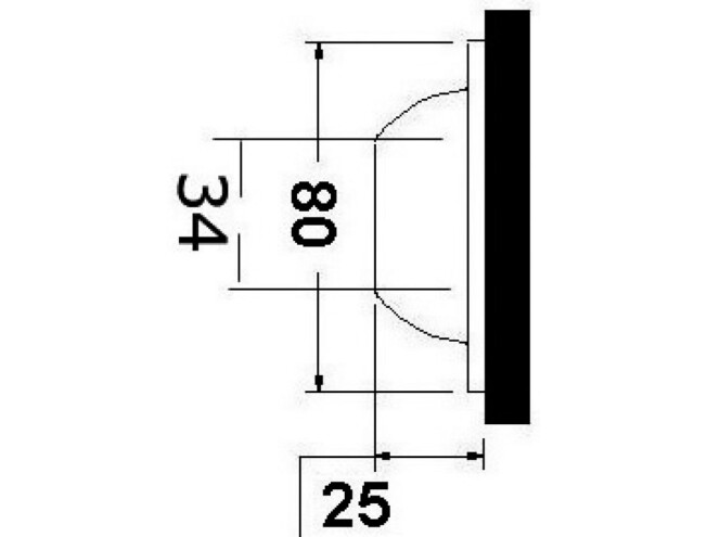 Veealune valgusti rst LED sinine 2x5W 80mm 12/24V