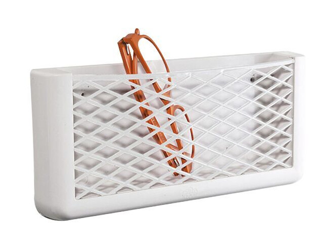 Tasku Trem valge plastik võrk 270x115x32mm