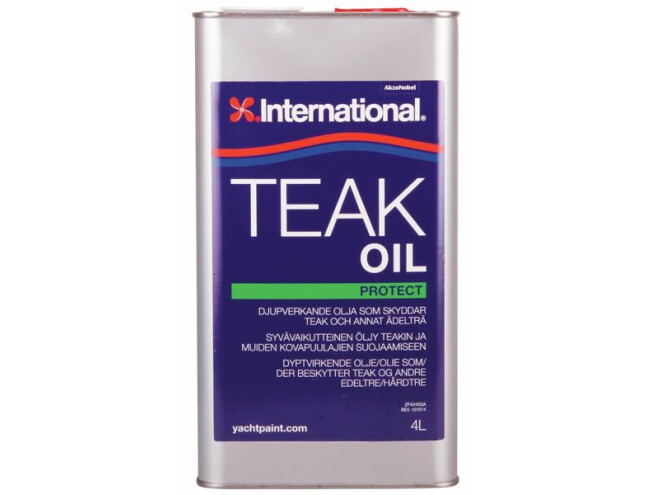 Hooldusvahend International Teak Oil puidu kaitseks 4L