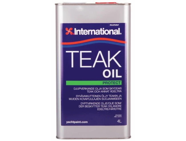 Hooldusvahend International Teak Oil puidu kaitseks 4L