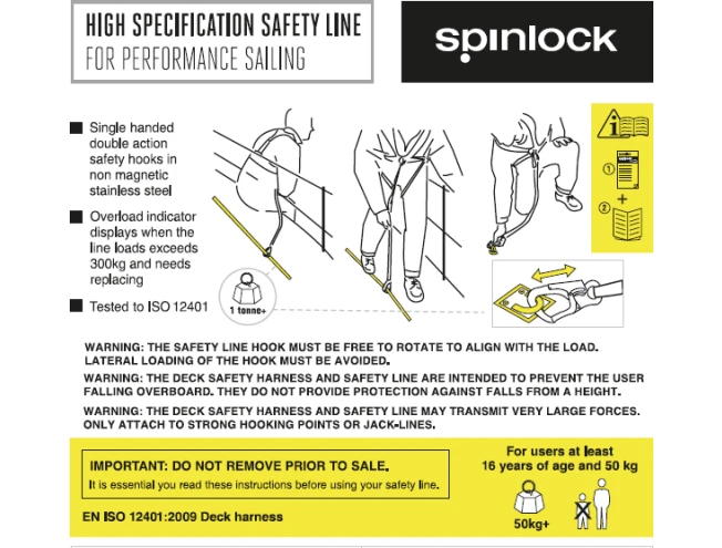 Ohutusvöö Spinlock Performance