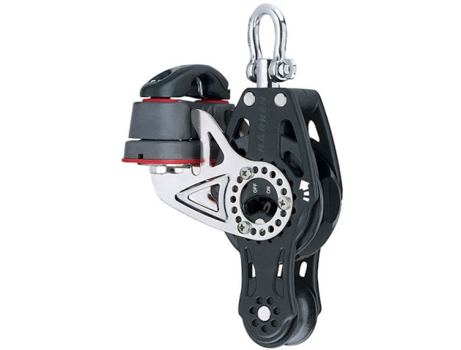 Stopper plokk Harken 2675 järjestikune cam-cleat stopperiga max 10mm otsale 57mm