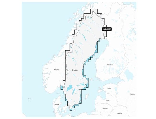 Rootsi siseveekogud Navionics Vision+ NVEU067R