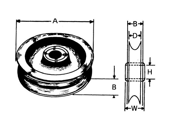 Rullik soodile 25MM AISI 316