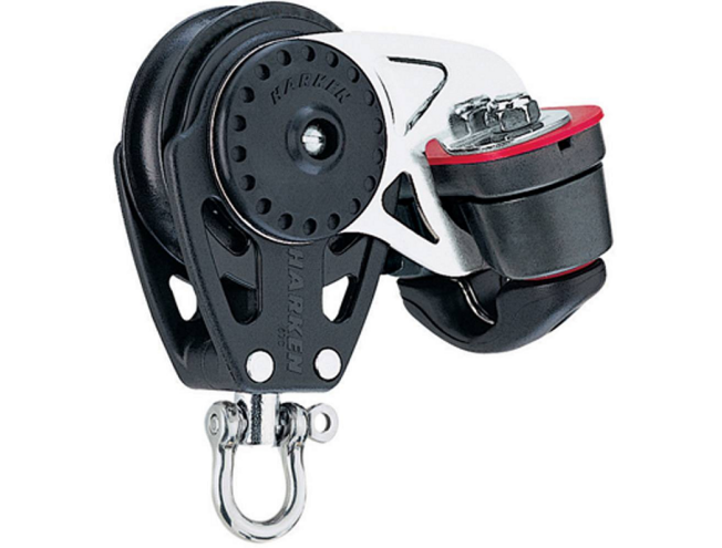 Plokk Harken 2666 1-ne cam-cl stopperiga max 12mm otsale 75mm WL 136kg BL 340kg