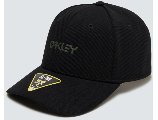 Nokam&uuml;ts OAKLEY 6 Panel Stretch Metallic Hat Blackout S/M