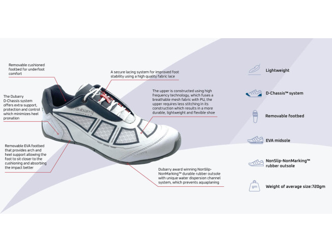 Purjetamistossud Dubarry Sydney Valge 44