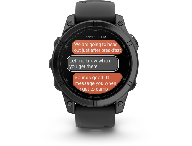 Spordikell Garmin fenix E 47mm AMOLED Slate Gray Steel Black Band