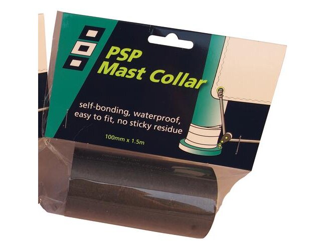 PSP mastikinnitusteip 100mm 1.5m, must