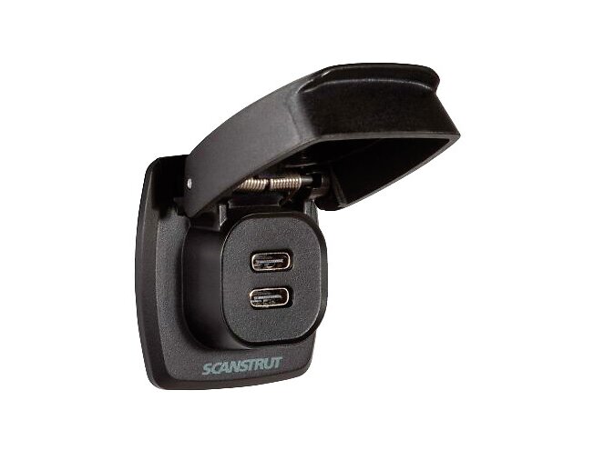 Kiirlaadimise pistik Scanstrut Flip Pro MAX 2x USB-C, SC-USB-F3,IPX4