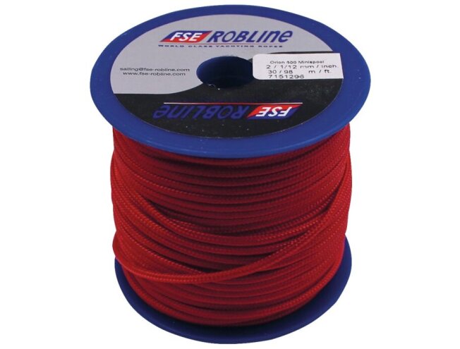 Ots Robline Mini-Reels Orion 500 2mm rull punane 70kg