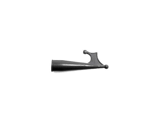 Pootshaagi otsik &empty; 25mm must nailon