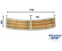 Ahtriplatvorm Batsystem 1780mmx450mm 1-osaline 1780mmx450mm